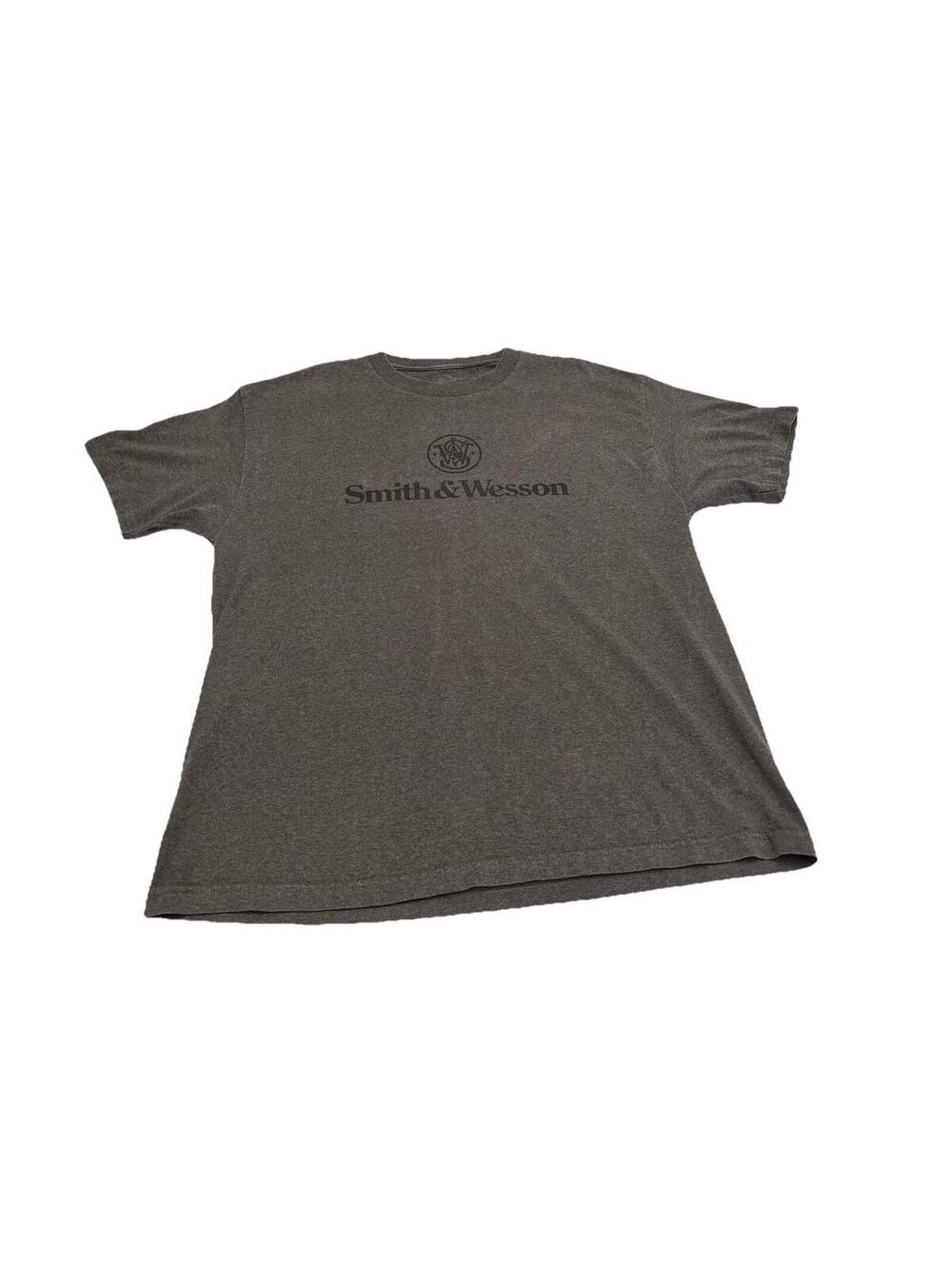 Unisex Dark Grey Smith & Wesson T-Shirt Size XL